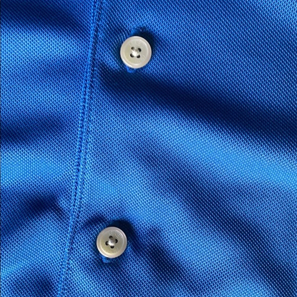 Men’s light blue golf shirt - Picture 2 of 3